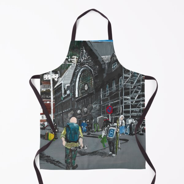 Item preview, Railway station, sun and skiing designed and sold by Rina Arling.