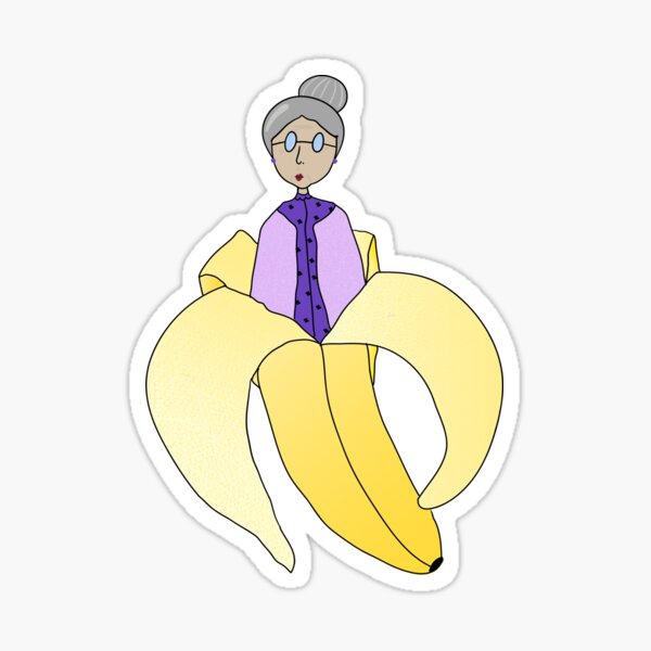 Nanna in a Nana Sticker