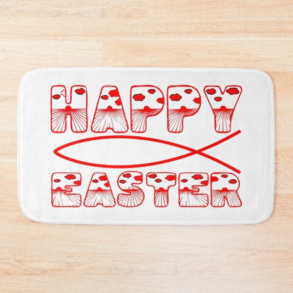 Item preview, Happy Easter - Fish Symbol Ichthys - Jesus Christ - Jesus is  Risen designed and sold by davidmurtagh.