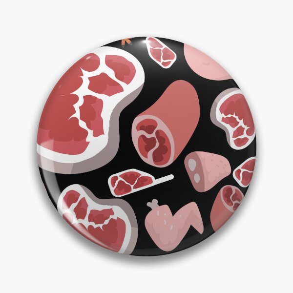 Item preview, Seamless Butcher Meat Pattern designed and sold by ProtonProject.