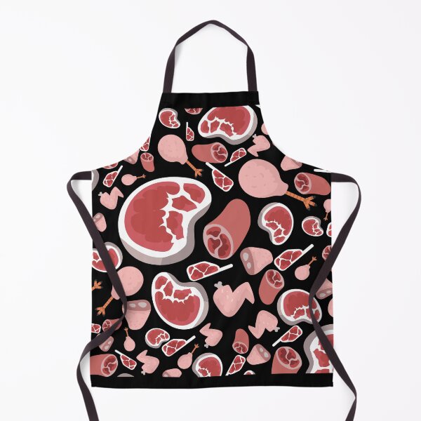 Item preview, Seamless Butcher Meat Pattern designed and sold by ProtonProject.