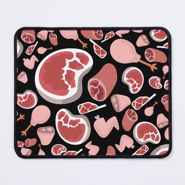 Item preview, Seamless Butcher Meat Pattern designed and sold by ProtonProject.