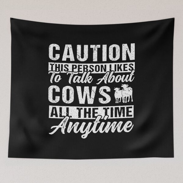 Item preview, Caution This Person Likes To Talk About Cows Shirt, Cow Farmer Shirt, Cow Lover Shirt, Cow Farmer Gift, Cow Owner Shirt, Linear Cow Shirt designed and sold by aymob.