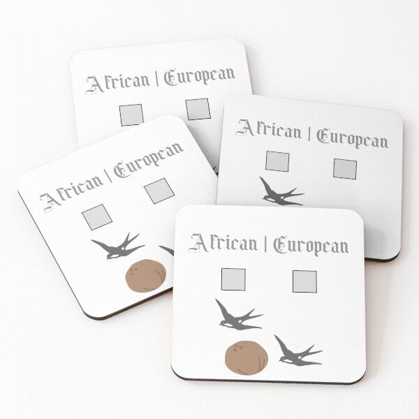 Item preview, African or European Swallow? designed and sold by Monkyra.