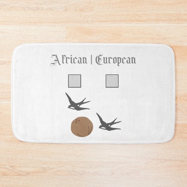 Item preview, African or European Swallow? designed and sold by Monkyra.