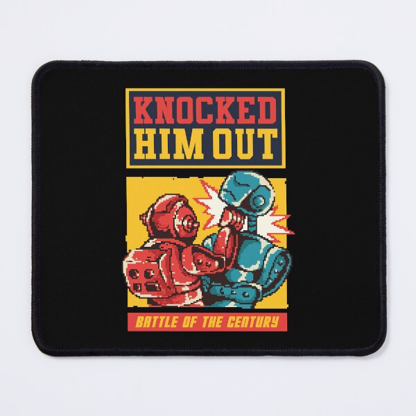 Item preview, Fighting Robots, Knocked Him Out Battle of the Century. 90's Gam designed and sold by JasonCacanisus.