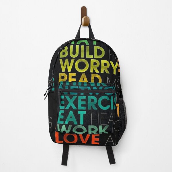 Item preview, Think positively, network well, exercise daily, eat healthy, work hard, stay strong, build faith, worry less, read more, be happy, volunteer freely, relax often, love always, live forever designed and sold by HustleArtShop.