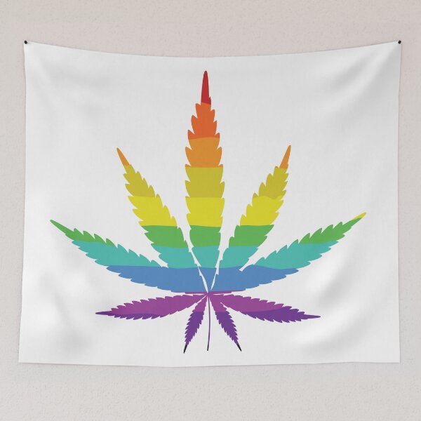 Item preview, Rainbow Cannabis Essentials - T-Shirt designed and sold by NotUrAverageART.