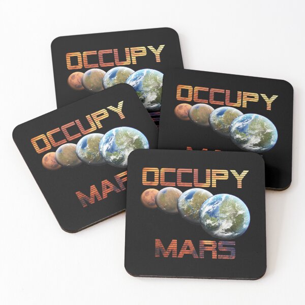 Item preview, Occupy Mars Terraform Space Astronomy Alien Life designed and sold by JasonCacanisus.