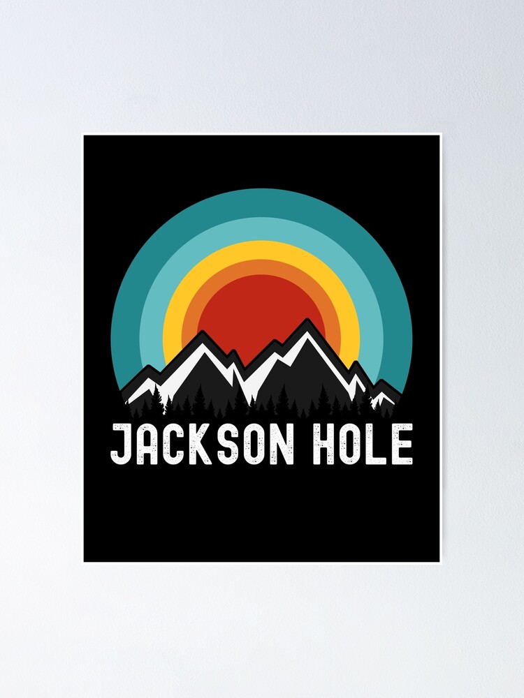 "Jackson Hole Vintage " Poster for Sale by MetaArtWorld Redbubble
