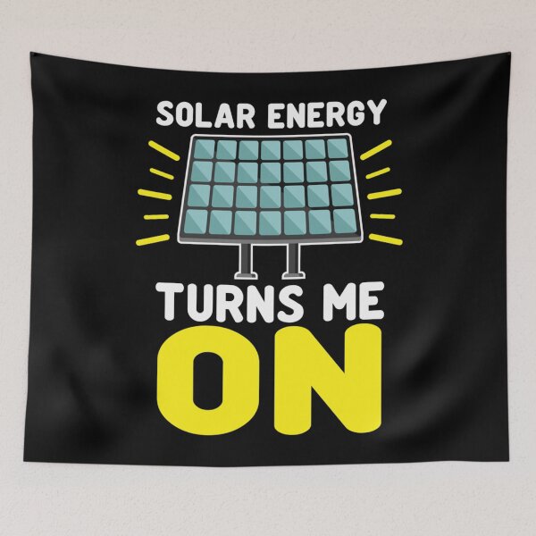 Item preview, Solar energy turns me on sun power renewable Essential . designed and sold by cardnoicgoth.