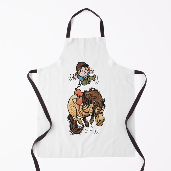 Item preview, Thelwell Funny Illustration Bucking Horse designed and sold by JasonCacanisus.