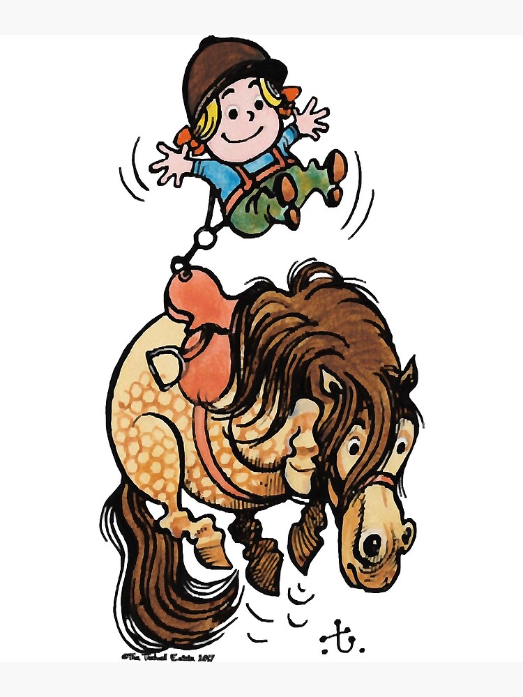 Poney, Animal, Dessin Animé, Couleur, Clipart, Illustration