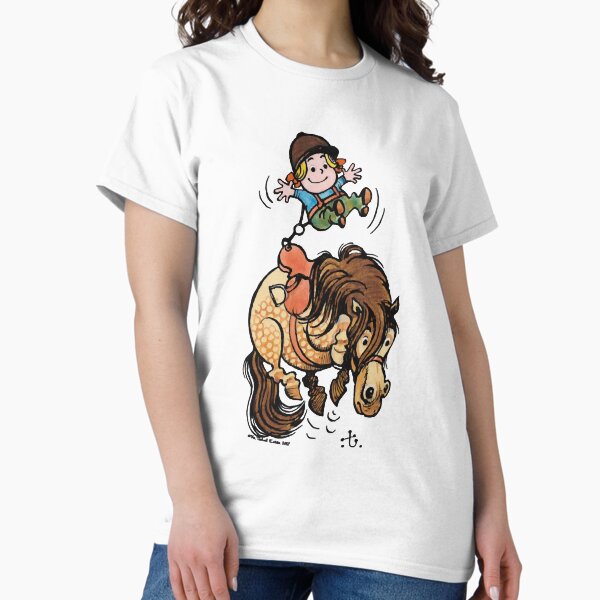 Item preview, Thelwell Funny Illustration Bucking Horse designed and sold by JasonCacanisus.