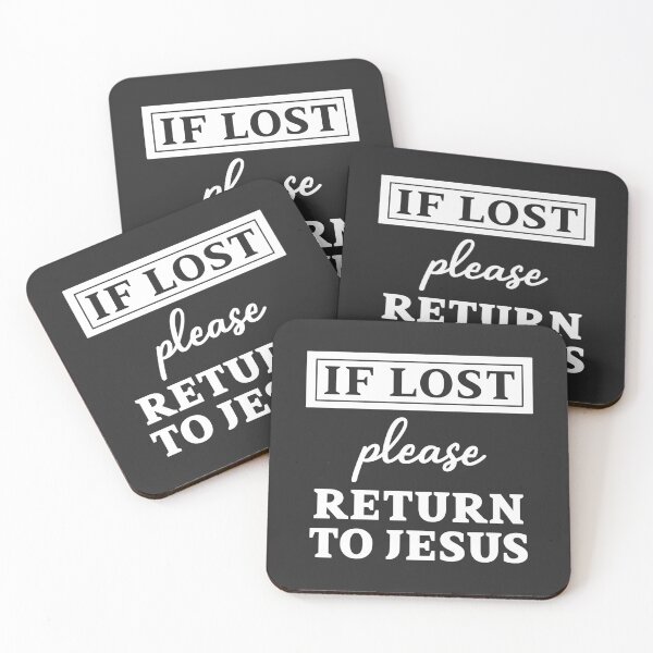 Item preview, Christian Design - If Lost Please Return to Jesus designed and sold by simplydesignart.