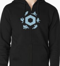 Melee Falco Shine Tee Zipped Hoodie