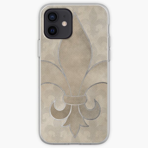 Fleur de lis Muster iPhone Flexible Hülle