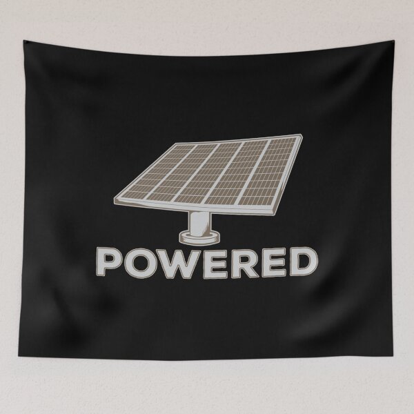 Item preview, Solar Panel Powered Classic . designed and sold by cardnoicgoth.