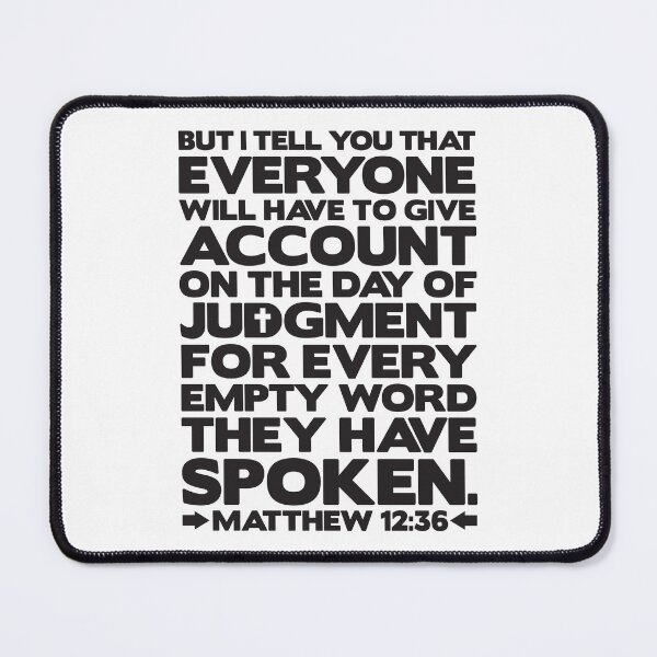 Item preview, Matthew 12:36 Day Of Judgment designed and sold by plushism.