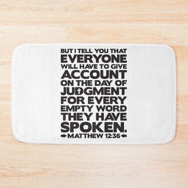 Item preview, Matthew 12:36 Day Of Judgment designed and sold by plushism.