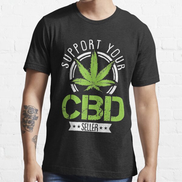 Cbd Seller Weed Marijuana Cannabis Hemp Thc Classic . Essential T-Shirt
