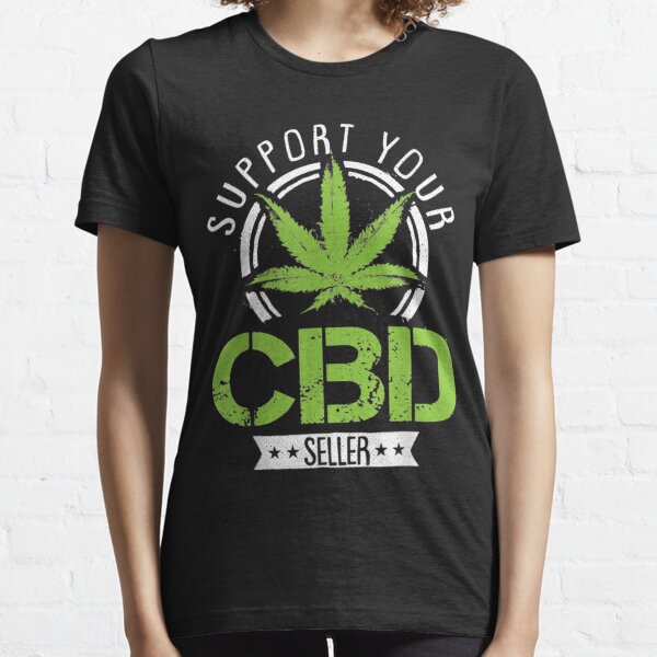 Cbd Seller Weed Marijuana Cannabis Hemp Thc Classic . Essential T-Shirt