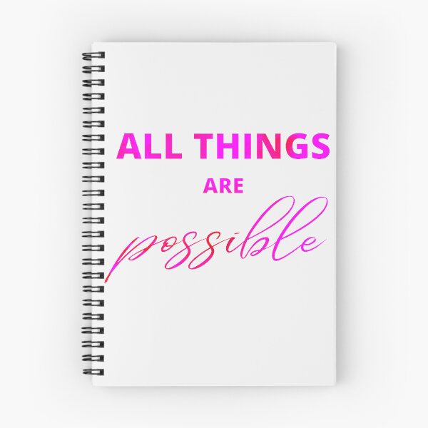 Item preview, all things are possible designed and sold by Ioana-Turcanu.