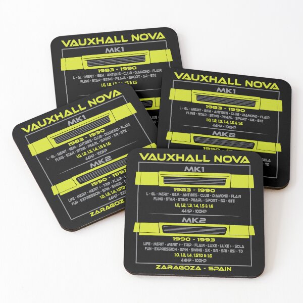 Artikelvorschau, Vauxhall Nova MK1 MK2 Grafik – Aufkleber – Fotografie – Kunstwerk – Anzeige an der Wand, im Büro, in der Garage entworfen und verkauft von Four88 Graphics.