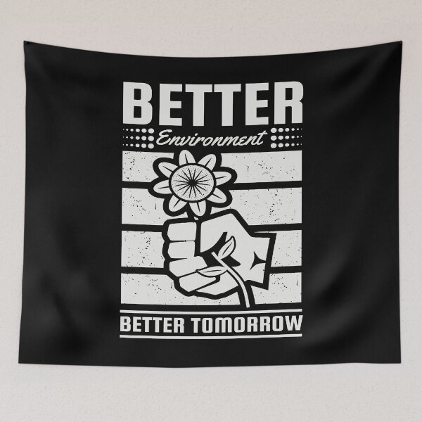 Item preview, Earth Day, Better Environment Better Tomorrow designed and sold by Fabvity.