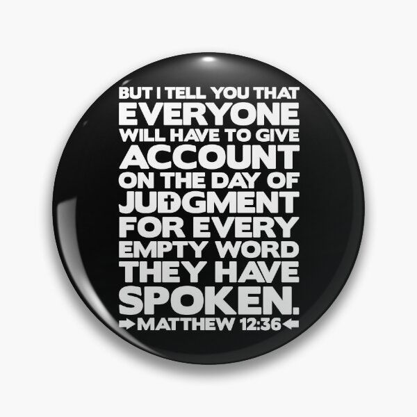 Item preview, Matthew 12:36 Day Of Judgment designed and sold by plushism.
