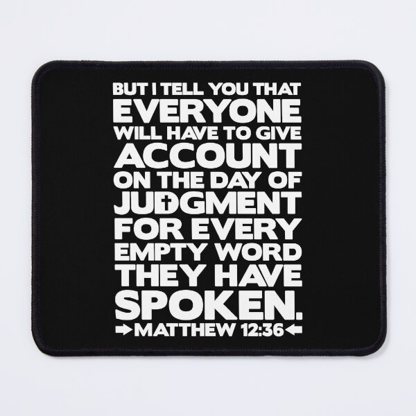 Item preview, Matthew 12:36 Day Of Judgment designed and sold by plushism.