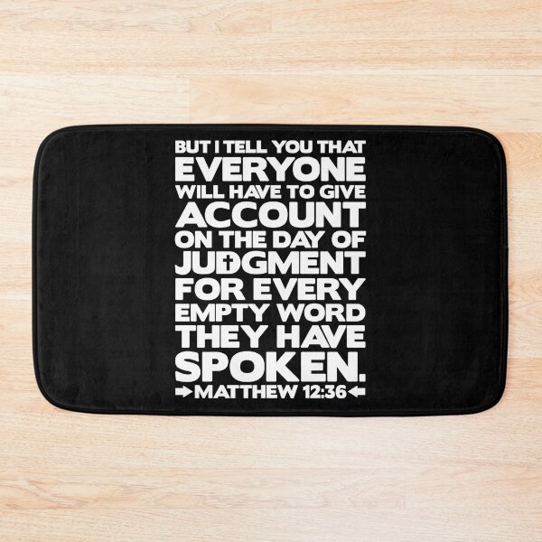 Item preview, Matthew 12:36 Day Of Judgment designed and sold by plushism.
