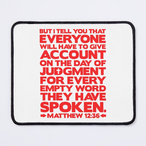 Item preview, Matthew 12:36 Day Of Judgment designed and sold by plushism.