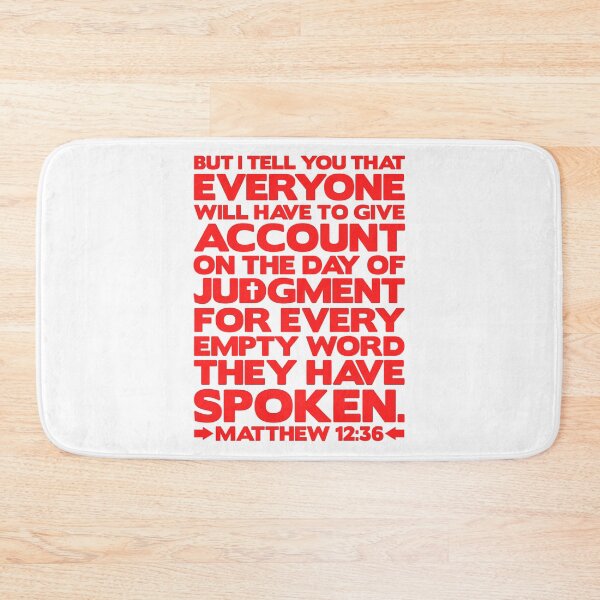 Item preview, Matthew 12:36 Day Of Judgment designed and sold by plushism.