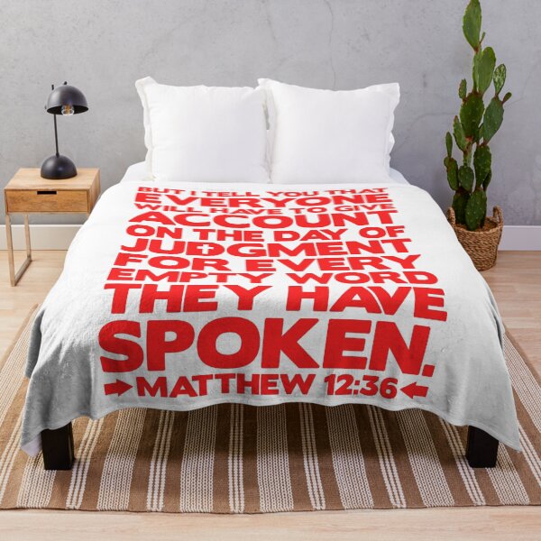 Item preview, Matthew 12:36 Day Of Judgment designed and sold by plushism.