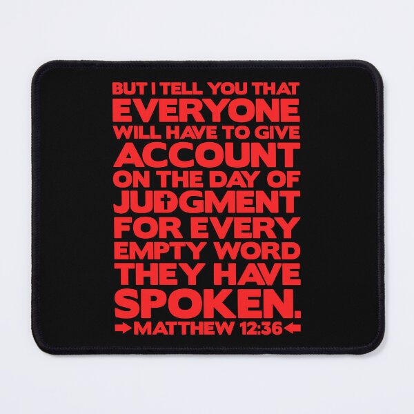 Item preview, Matthew 12:36 Day Of Judgment designed and sold by plushism.