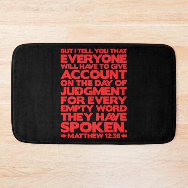 Item preview, Matthew 12:36 Day Of Judgment designed and sold by plushism.
