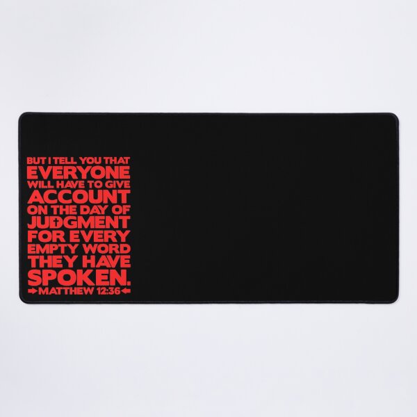 Item preview, Matthew 12:36 Day Of Judgment designed and sold by plushism.