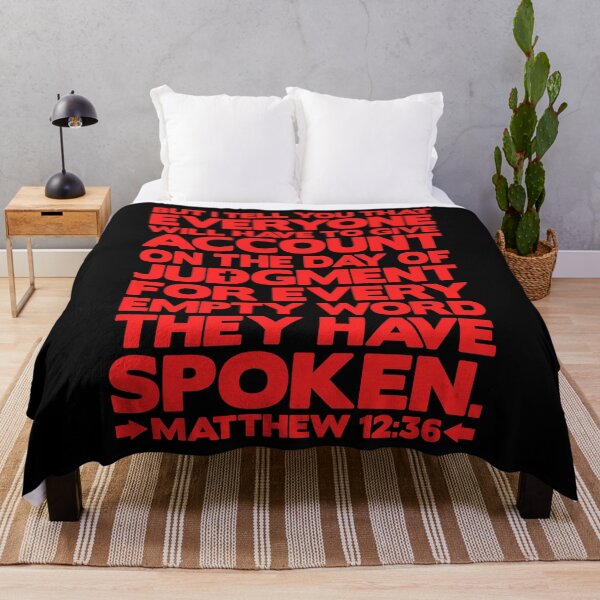 Item preview, Matthew 12:36 Day Of Judgment designed and sold by plushism.