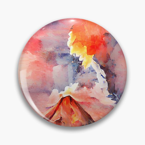 Item preview, Erupting Volcano Watercolour designed and sold by Arkneer.