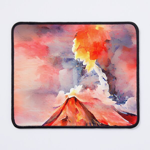 Item preview, Erupting Volcano Watercolour designed and sold by Arkneer.