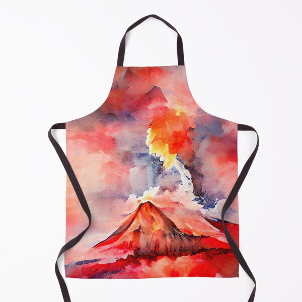 Item preview, Erupting Volcano Watercolour designed and sold by Arkneer.