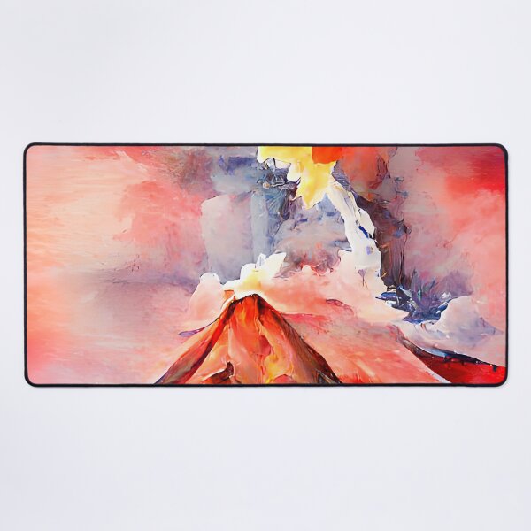 Item preview, Erupting Volcano Watercolour designed and sold by Arkneer.