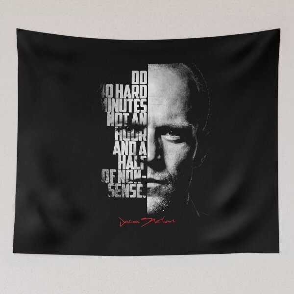 Item preview, Gift For Men Black And White Jason Statham Quote Awesome For Movie Fan designed and sold by Becker1987.