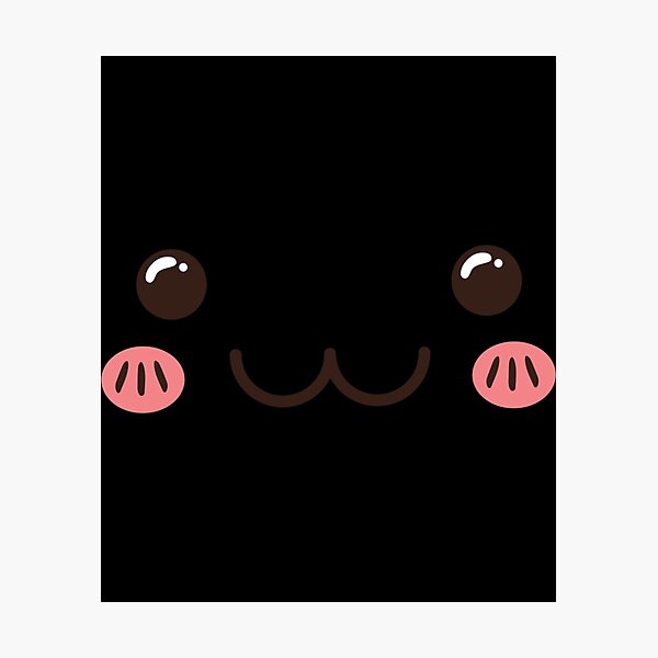 Item preview, Kawaii Face, cute face, happy face anime style  Classic . designed and sold by hronekefbren.