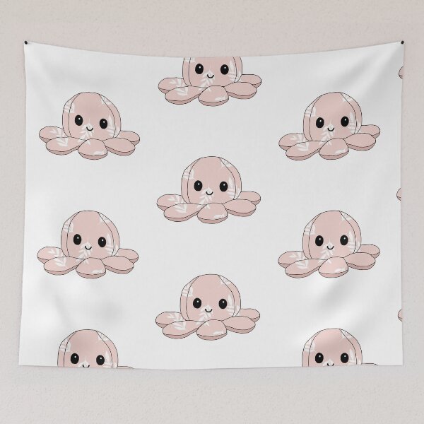 Item preview, happy little octopus (abstract leaves edition) designed and sold by ShipsinParadise.