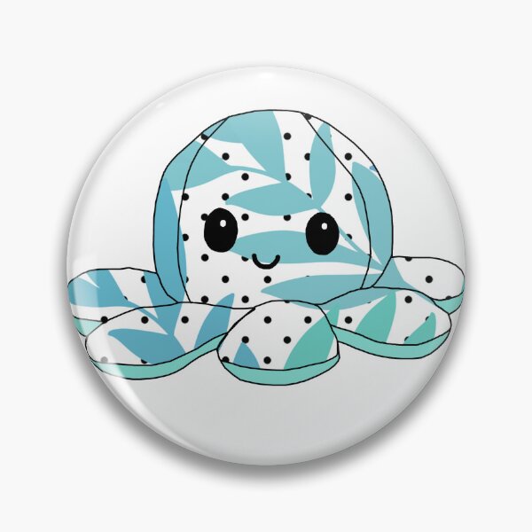 Item preview, happy little octopus (tropical leaf edition) designed and sold by ShipsinParadise.