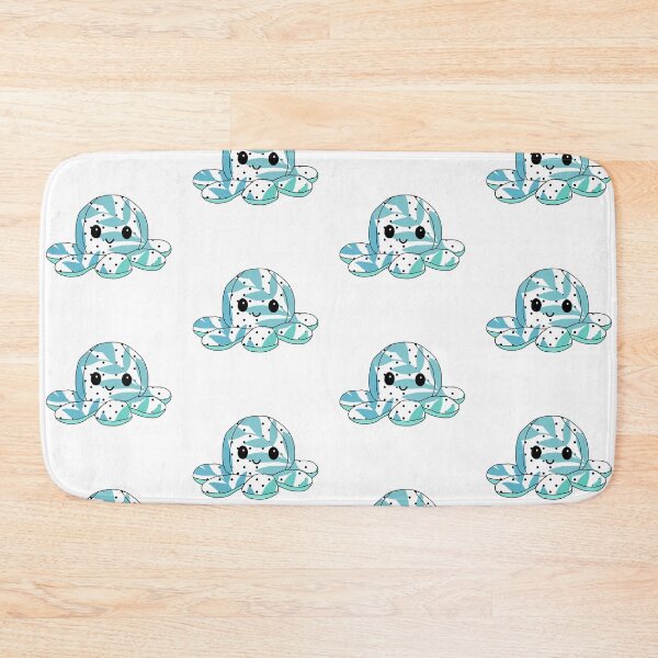 Item preview, happy little octopus (tropical leaf edition) designed and sold by ShipsinParadise.