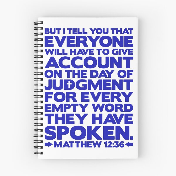 Item preview, Matthew 12:36 Day Of Judgment designed and sold by plushism.