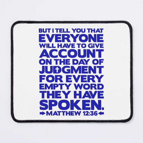 Item preview, Matthew 12:36 Day Of Judgment designed and sold by plushism.